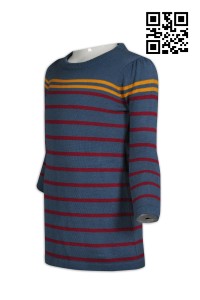 JUM032訂製兒童毛衫  製造修身兒童毛衫 間條 圓領 設計毛衫 毛衫製衣廠